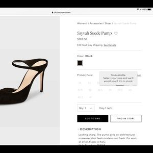 Club Monaco Suede Pump